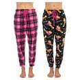 thumbnail image 2 of Disney 2 Pack Womens Pajama Sleepwear Pants Female, Plaid/Fox, Size: S, Prestigez, 2 of 6