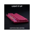 thumbnail image 4 of Logitech G PRO X TKL RAPID Tenkeyless Wired Gaming Keyboard With Magnetic Analog Switches, Rapid Trigger Mode, Adjustable Actuation, and Customizable RGB Lighting, Magenta, 4 of 8