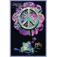 thumbnail image 2 of Mushroom Peace Frog Black Light Poster 23 x 35, 2 of 2
