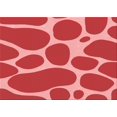 thumbnail image 1 of Ahgly Tapis Rectangulaire Rouge Lavable en Machine, 2 Pieds x 5 Pieds, 1 of 7