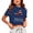 Navy, variant on Y-Sunset Girls' 250 Years of Freedom Patriotic Crop Top, Kids "We The People" 4th of July Short Sleeve Tee, Casual Independence Day T-Shirt for Ages 5-14(Navy/13-14 Years)