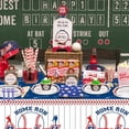 thumbnail image 4 of Suministros para Fiestas de Béisbol para Niños, Decoraciones con Platos y Servilletas, Mantel y Tene, 4 of 7