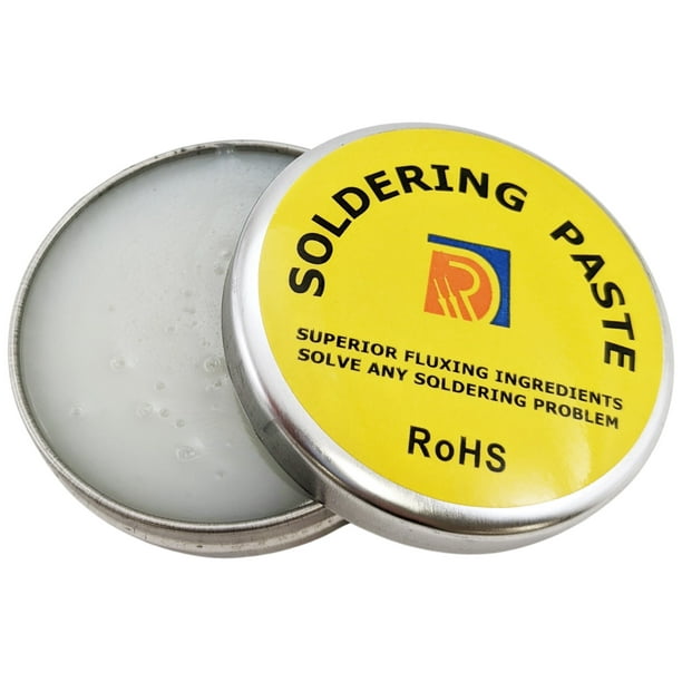 Soldering Flux Paste, 50 Gram Jar, RoHS Compliant, Helps Solder Flow