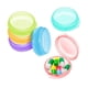 thumbnail image 1 of Pastillero conveniente cuadrado arcoíris de 7 días por la mañana y por la noche, práctico pastillero de 4 cuadrículas, pastillero de 6 cuadrículas y pastillero de 8 cuadrículas, 1 of 5