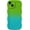 Green Blue, variant on Solid Color Curly Wave Frame Soft Compatible with iPhone Case (DGreen,iPhone Xs Max)