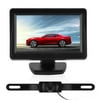 Backup Camera and Monitor Kit with 4.3" LCD Rear View Monitor LED License Plate Camera for Vehicle Cars