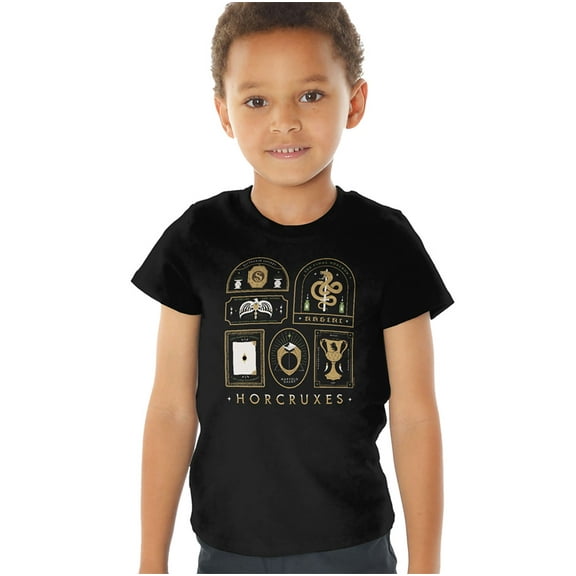 Harry Potter Horcrux Field Guide Kids T Shirt (2) for Toddler Boys and Girls, Black