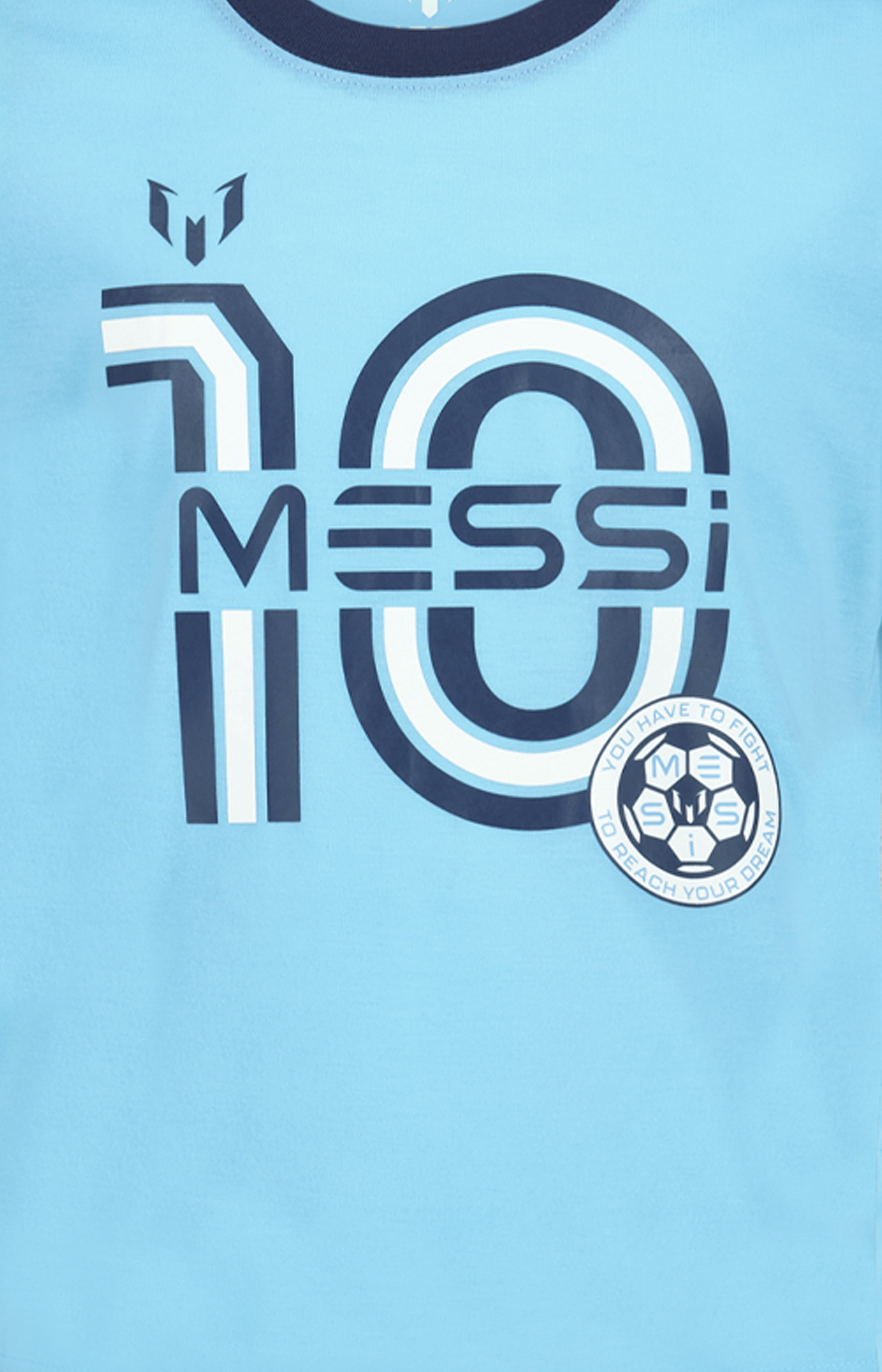 Messi Boys Short Sleeve and Pant Pajama Set, Sizes XS- L