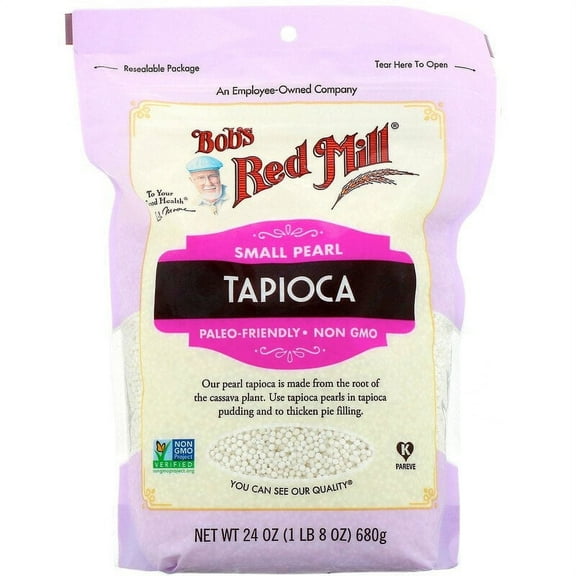 Bob's Red Mill, Small Pearl Tapioca, 24 oz Pack of 4
