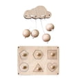 thumbnail image 1 of 2 tablero ocupado Montessori, accesorios de bricolaje, juguete sensorial para juguetes, 1 of 9