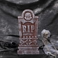 thumbnail image 4 of Lápida de espuma para Halloween, accesorios de fotografía artificiales, suministros de regalo para fiestas de baile, suministros de regalo navideños, calavera roja, 4 of 5