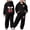 Black, variant on Girls Valentines Outfits 2 Piece Sport Outfit Lovebug Print Pullover Sport Sweatsuits Hoodie Sweatpants Outfits Hoodies Tracksuits for Toddlers Children