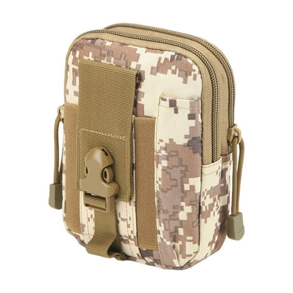 Hovmgk Outdoor Tactical Waist Bag, Military Sports Belt Pouch, 6-Inch Phone Holder, 800D Waterproof Fabric, Outdoor Gear, Secure Item Carry for Hikers, Military Enthusiasts