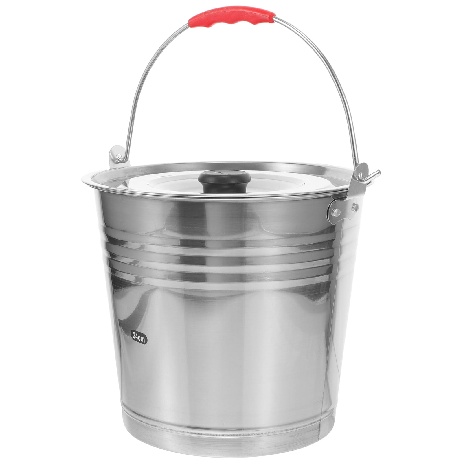 HOMEMAXS Stainless Steel Ice Bucket for Storage Use Silver Color Very Convenient for Beer Drinks Cooling 1