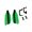 Green, variant on 2pcs Motorcycle Universal Handguard Shield for  Harley Honda Suzuki Kawasaki