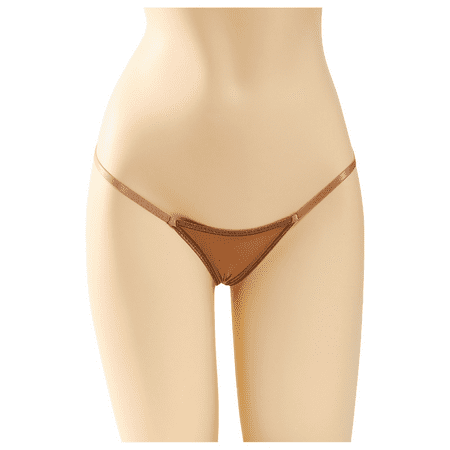 Fulorrnie Underwear for Women Seamless G String No Show Thong Panties Banded Waist Stretchable Panty  Coffee  M
