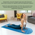 thumbnail image 5 of Tapis de yoga imprimé bicolore en croissant, 5 of 5