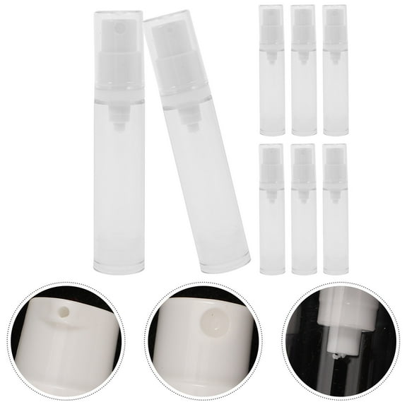 Raindrops 8Pcs Clear Perfume Bottles Travel Size Perfume Containers Empty Spray Bottles(10ml)
