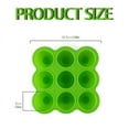 Premium Silicone Baby Food Freezer Storage Containers Leakproof