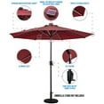thumbnail image 2 of SunRay 9' Round 8Rib Next Gen Solar Umbrella, Aluminum, 2 of 36
