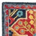 thumbnail image 5 of SAFAVIEH Aspen Warren Geometric Wool Runner Rug, Blue/Orange, 2'3" x 7', 5 of 7