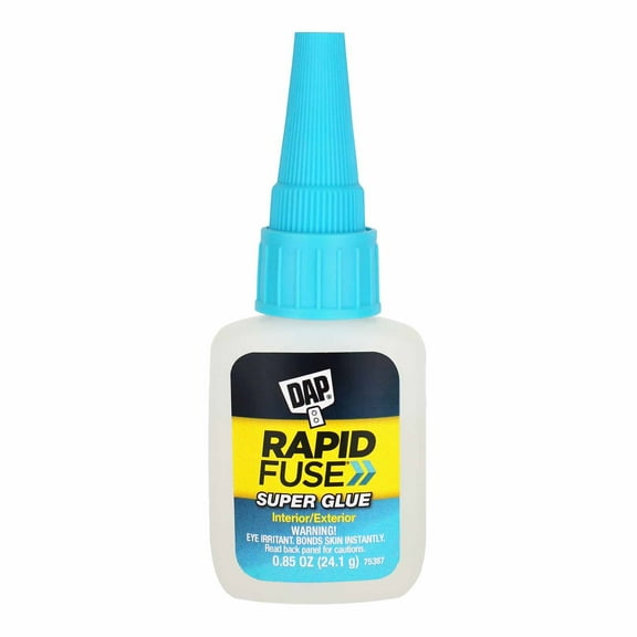 DAP RapidFuse® Super Glue Adhesive .85oz Clear Single pack