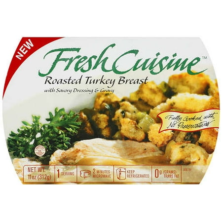 Fresh Cuisine: Roasted W/Savory Dressing & Gravy Turkey Breast, 11 oz