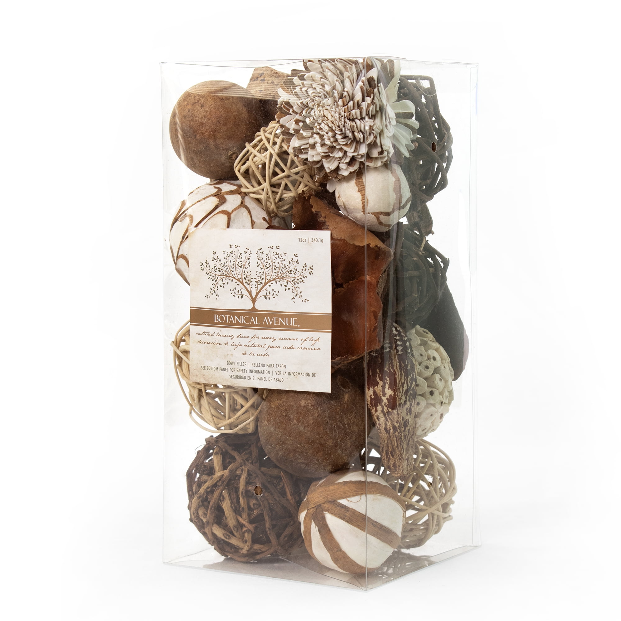 Botanical Avenue Decorative Bowl Filler Spears in Brown and Ivory Colors