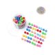 thumbnail image 1 of 100 pinzas para el pelo pequeñas para niñas pequeñas, accesorios para el cabello con flores, pasadores para niñas de la escuela, niños y adolescentes con 1000 cintas para el pelo desechables gratis, 1 of 5