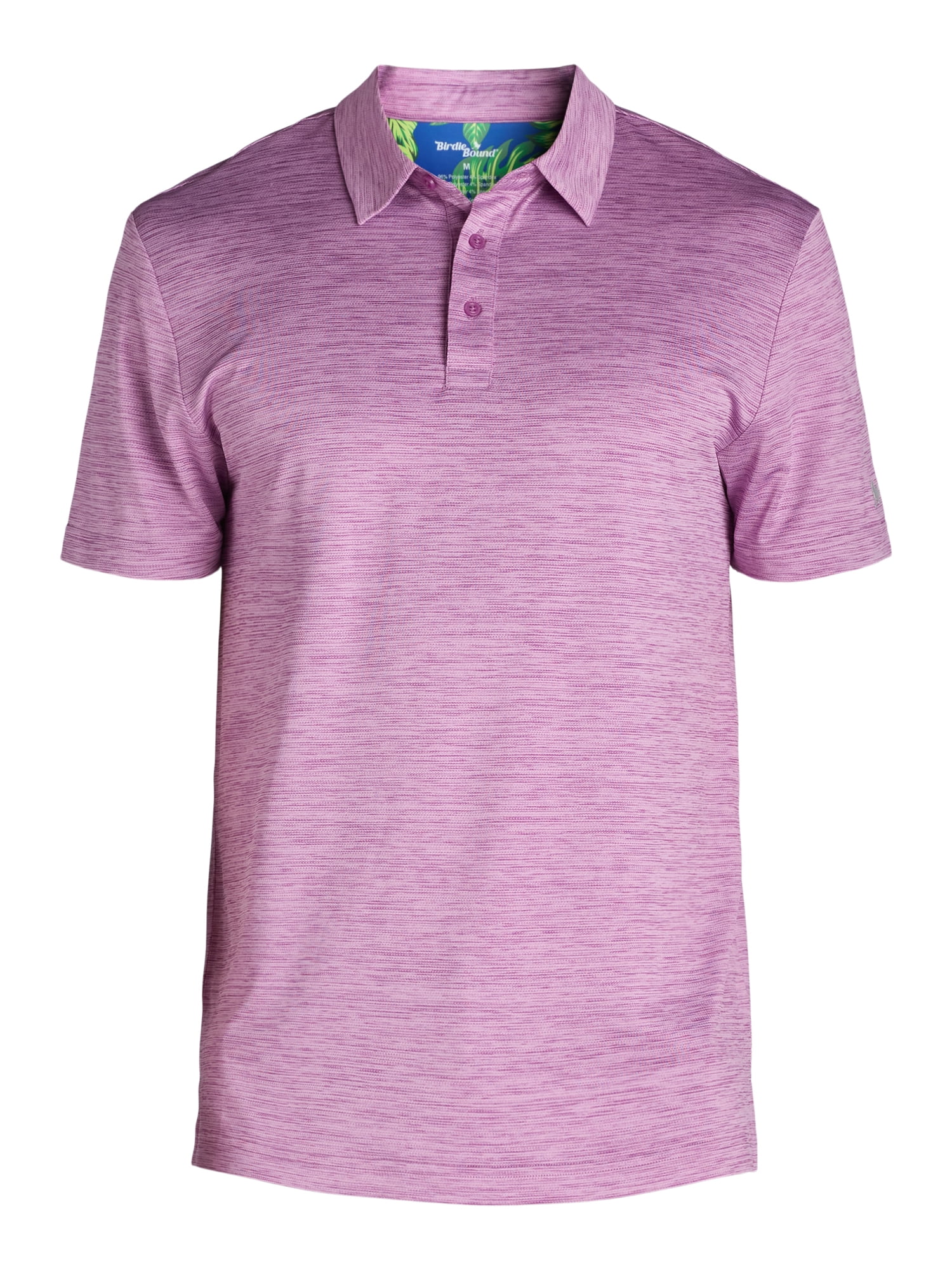 Birdie Bound Men's and Big Men’s Golf Polo Shirt with Short Sleeves, Sizes S-5XL