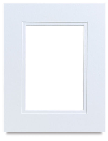 Pack Of # 5 "Spacers For Picture Frames  Mats White CR Framing 8 1/2" X 11'' 