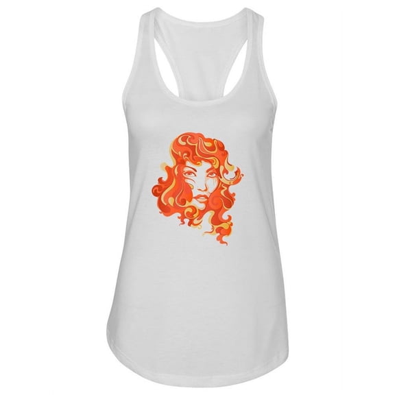 Hippie Girl Portrait Tank Women -Image by Shutterstock, Female Medium