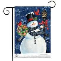 Briarwood Lane Snowman Holiday Cheer Christmas Garden Flag