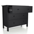 thumbnail image 5 of Furniture of America Gabriel 3-Drawer Dresser, Black, 5 of 12