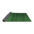 thumbnail image 2 of Ahgly Company Indoor Round Abstract Emerald Green Modern Area Rugs, 5' Round, 2 of 4