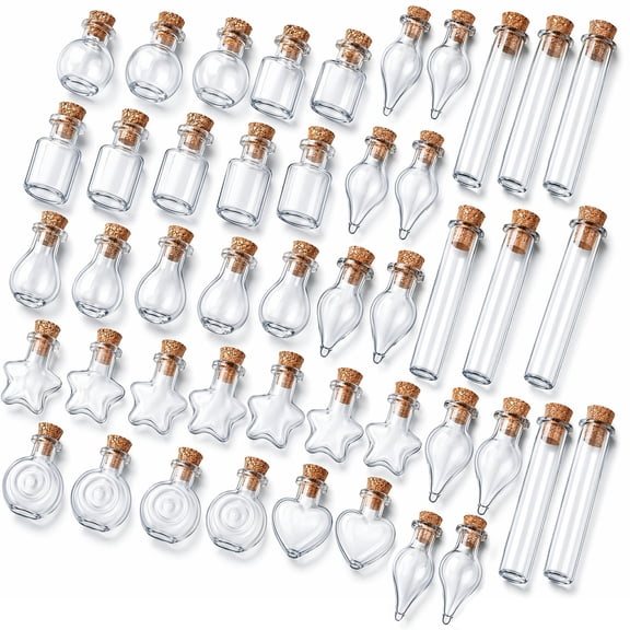 BlinkLLX Witchcraft Glass Decorative Bottles 80 Count