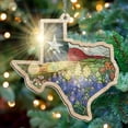 thumbnail image 1 of Adorno colgante FLAGWIX Texas Suncatcher, regalo de Navidad, 1 of 7