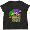 thumbnail image 3 of Inktastic Mardi Gras New Orleans Louisiana Jester Hat Women's Plus Size T-Shirt, 3 of 5