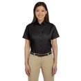 thumbnail image 1 of Harriton Ladies' Easy Blendâ„¢ Short-Sleeve Twill Shirt with Stain-Release, 1 of 3