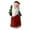 B, variant on Christmas Santa Claus Figurines Ornaments, Handcrafted Standing Santa Claus Night Light, Crafts Resin Santa Sculpture for Home Decor Gifts (4PCS)