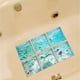 thumbnail image 5 of WELTRXE Duschmatte, Antirutschmatte aus Kunststoff für Kinder und Familie Dusche, rutschfeste Badewannenmatte mit Hunderte Saugnäpfen, Quadratisch Duscheinlage PVC 54 x 54 cm Transparente, 5 of 7