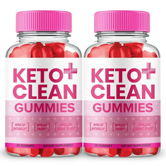 Keto Clean Gummies with Apple Cider Vinegar, Official Advanced Powerful Formula, Maximum Strength (2 Pack)