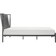 thumbnail image 4 of Adore Decor Stella Metal King Bed - Black, 4 of 12