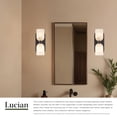 thumbnail image 5 of WV338902UBAR-Alora Lighting-Lucian - 2 Light Bath Vanity-11.5 Inches Tall and 3.63 Inches Wide-Urban Bronze Finish-Alabaster Glass Color, 5 of 7