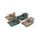 thumbnail image 3 of Tanque blindado de juguete a escala 1/144, 4 piezas, modelo de tanque 4D, para montar en casa, de orugas para fiestas, coleccionables, adultos., 3 of 10