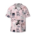 thumbnail image 3 of Goofa Cat Printed Men's Casual Short-sleeved Shirt,Lightweight Breathable Button-down,Summer Casual men's top,Versatile Fashion shirt-4X-Large, 3 of 7