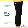 thumbnail image 3 of Brace Direct Knee Brace Undersleeve - Breathable Compression Sleeve for Maximum Comfort, 3 of 6