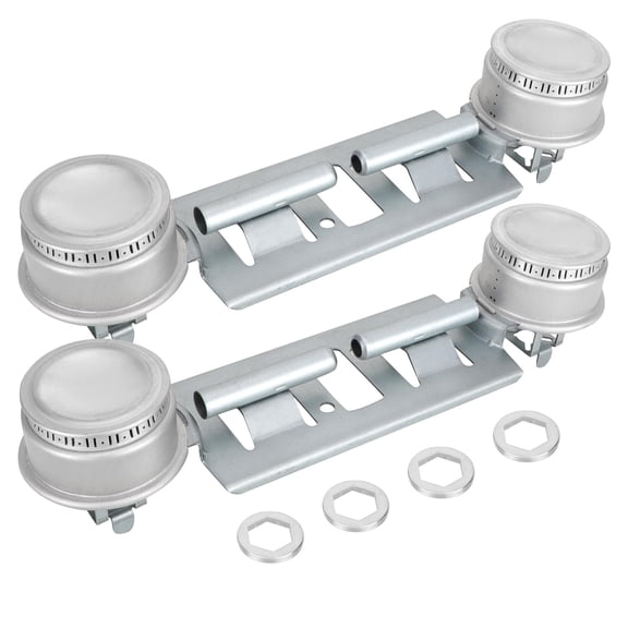 Double Burner Kit WB16K10026 Gas Stove Range Valve Control Assembly,Compatible with G.E Hot.point Gas Range Models,Replaces WB29K17 65932 868697 AP2633210 PS232404