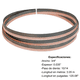 thumbnail image 1 of Sierra Cinta Bimetálica Maraga 3/4" x .035" x 120.08" (3.05 m) 10/14 TPI para Corte de Metal y Acero, 1 of 1