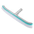 thumbnail image 1 of 18in Swimming Pool Brush Plastic Nylon Stainless Steel Cleaning Tool for Wall Floor Lake Blue, 1 of 5